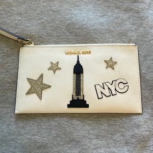 Michael Kors, NYC Wristlet, NWOT, Never Been Used! 9.75” x 5.5” Dimensions
